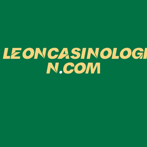 Logo da LEONCASINOLOGIN